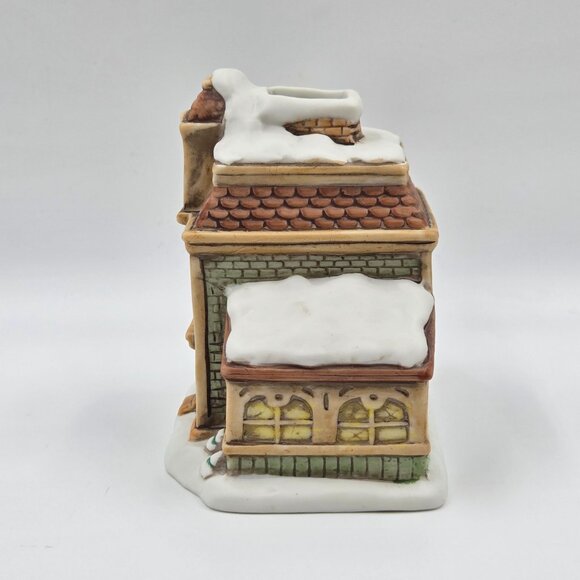 Lefton Colonial Village House Votive Candle Holder Designed by Byron Wood - Picture 4 of 15